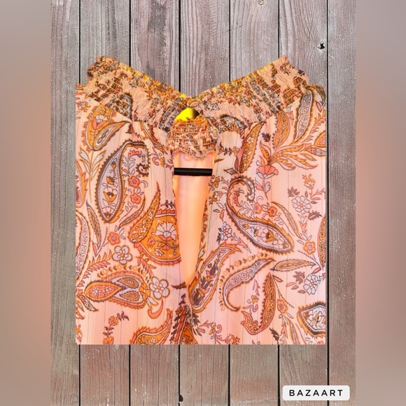 1. State Paisley Chiffon Maxi Dress. New - Picture 6 of 7